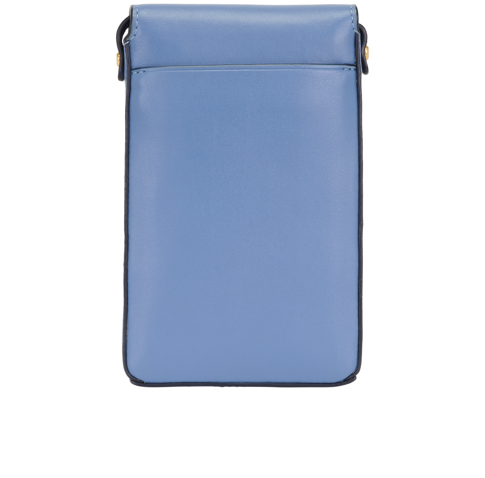 Tory Burch Miller Phone Holder, &pound;110, Accessories, Blue, Leather, Back view